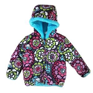 Hanna Andersson Colorful Floral Puffer Jacket